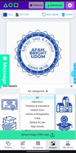 Add Image when you create stamps for pdf