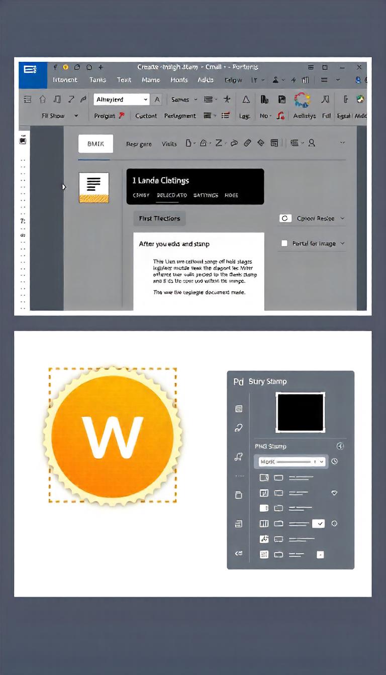 How to Create and Add Stamp to Word Doc