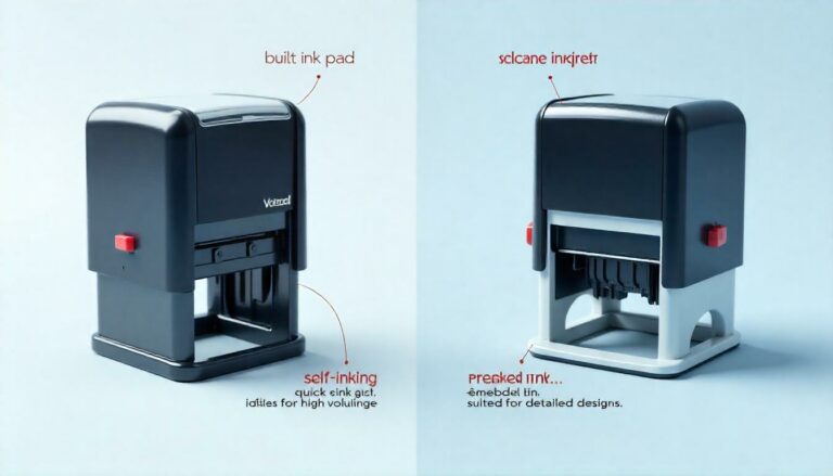 The Ultimate Comparison Between Self-Inking and Pre-Inked Stamps